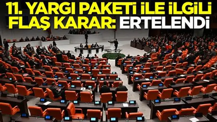 11. Yargı Paketi Meclis’e Geliyor: Suçlulara Ağır Cezalar, Mahkumlara Tahliye