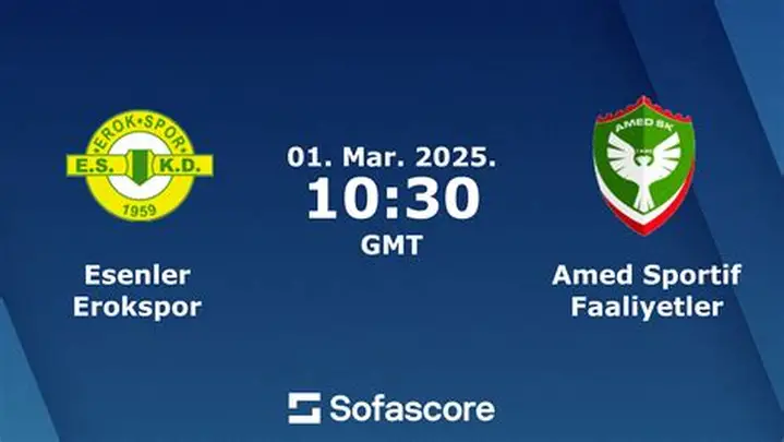 Amedspor-Erokspor Maçı Başlıyor: Diyarbakır’da Büyük Heyecan!