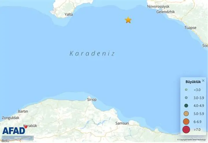 Karadeniz ve Akdeniz’de Peş Peşe Depremler (12 Aralık 2025)