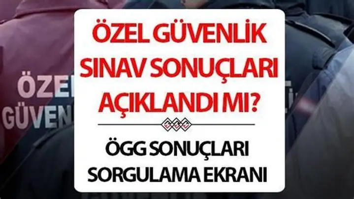 ÖGG Sınav Sonuçları (2 Ocak 2026): EGM Sorgulama Ekranı Açılıyor